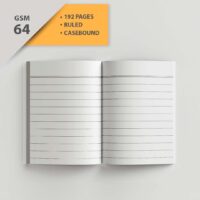 Case Bound A/6 Book – 192 Pages