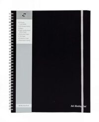 PUKKA PAD Meeting Pad A4, Single Ruled, 160 Pages, 90 GSM [Office Product]