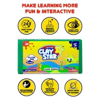 CLAY STAR 454 GM DARK GREEN COLOUR