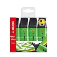 STABILO Highlighter BOSS ORIGINAL - Pack of 4 - Green