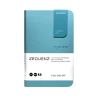 Zequenz The Color Notebook Turquoise A6- Size Ruled 200 Pages Soft Cover 9x14cm, 80gsm Cream Coloured Paper 360 Degree Openable Flexible Roll Up Journal for Writing Sketching Fountain Pen Friendly