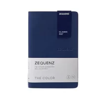 Zequenz The Color Notebook Dark Navy A6- Size Dotted 200 Pages Soft Cover 9x14cm, 80gsm Cream Coloured Paper 360 Degree Openable Flexible Roll Up Journal (ZQC3198)