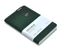 Zequenz The Color Notebook Emerald A6- Size Ruled 200 Pages Soft Cover 9x14cm, 80gsm Cream Coloured Paper 360 Degree Openable Flexible Roll Up Journal for Writing Sketching Fountain Pen Friendly
