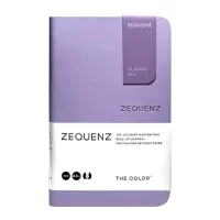 Zequenz The Color Notebook Lavender A6- Size Ruled 200 Pages Soft Cover 9x14cm, 80gsm Cream Coloured Paper 360 Degree Openable Flexible Roll Up Journal for Writing Sketching Fountain Pen Friendly