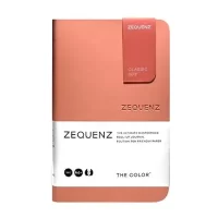 Zequenz The Color Notebook Peach A6- Size Ruled 200 Pages Soft Cover 9x14cm, 80gsm Cream Coloured Paper 360 Degree Openable Flexible Roll Up Journal for Writing Sketching Fountain Pen Friendly