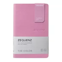 Zequenz The Color Notebook Lilac A6- Size Ruled 200 Pages Soft Cover 9x14cm,80gsm Cream Coloured Paper 360 Degree Openable Flexible Roll Up Journal for Writing Sketching Fountain Pen,360-TCJ-MINI-LLR