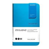 Zequenz The Color Notebook Ocean A6- Size Ruled 200 Pages Soft Cover 9x14cm, 80gsm Cream Coloured Paper 360 Degree Openable Flexible Roll Up Journal for Writing Sketching Fountain Pen Friendly