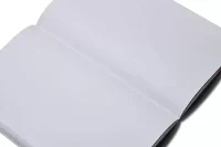 ZEQUENZ Classic 360 Degree Galaxy Hand Bound Soft Cover A6- Size Blank Journal Notebook Diary with Silver Cover & White Premium Paper, 256 pages for Notes Writing Doodling