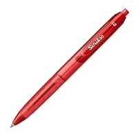 Scrikss Office Hybrid Ballpoint Pen 12 Pcs Pack Red