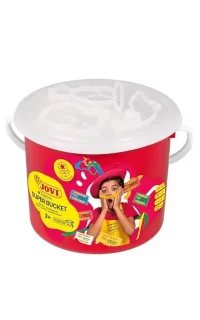 Jovi Modelling Plastilina Modelling Clay Bucket with Tools, 6 Bars of Clay