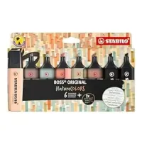 STABILO Highlighter BOSS Original NatureCOLORS – Pack of 8 Colours