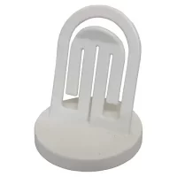 Laurel Page Holders - White - Document Holder Clip Desk Accessory with Metal Base - Holds Upto 10 A4 Size Sheets 60x71mm Ideal for Notes Business Cards Music Sheets Exercise Books Receipes