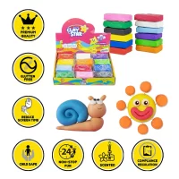 CLAY STAR 60G X 24 PCS DISPLAY BOX