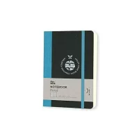 flexbook Notebook Series Black Ruled Note book with Turquoise Closure used for Travelling Offices Writing, 9x14cm Pocket Size 85gsm Ivory Paper, 192 Pages, Bookmark, Inner Paper Pocket, (21.00063)