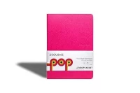 Zequenz POP Notebook Bubble Gum (Pink) B6 Size Ruled 120 Pages Soft Cover 12.5×17.8cm, 80gsm Lighter in Weight 360 Degree Openable Flexible Roll Up Journal for Writing Sketching Fountain Pen Friendly