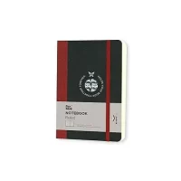 flexbook Notebook Series Black Ruled Note book with Red Closure used for Travelling Offices Writing, 9x14cm Pocket Size 85gsm Ivory Paper, 192 Pages, Bookmark, Inner Paper Pocket, (21.00018)