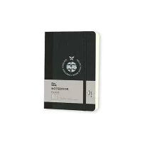 Flexbook Notebook Series Black Ruled Note book with Black Closure used for Travelling Offices Writing, 9x14cm Pocket Size 85gsm Ivory Paper, 192 Pages, Bookmark, Inner Paper Pocket