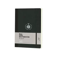 Flexbook Notebook Series Black Ruled Note book with Black Closure used for Travelling Offices Writing, 13x21cm Medium Size 85gsm Ivory Paper, 192 Pages, Bookmark, Inner Paper Pocket