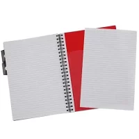Pukka Pad, 6 Subject A4+ Project Book with Repositionable Dividers – 200 Pages of 80GSM Paper with 8mm Lines and Perforated Edges – Metallic Green – 29.7 x 23cm