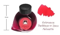 Colorverse Felicette | Red | Fountain Pen Ink | 5ml | Dye Based Ink | Pipette Included | Mini Collection | Trailblazer In Space Series