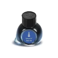 Colorverse Saturn V | Blue | Fountain Pen Ink | 5ml | Dye Based Ink | Pipette Included | Mini Collection | Spaceward Series