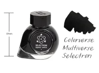 Colorverse Selectron | Black | Fountain Pen Ink | 5ml | Dye Based Ink | Pipette Included | Mini Collection | Multiverse Series