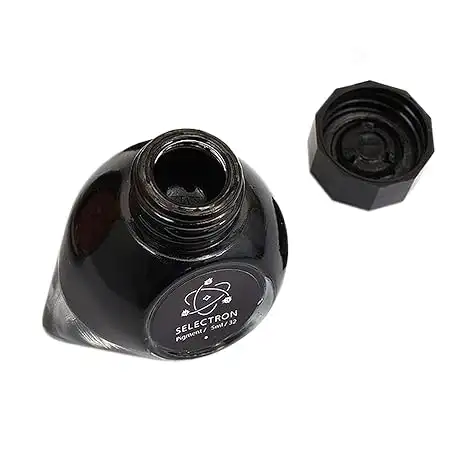 Colorverse Selectron _ Black _ Fountain Pen Ink _ 5ml _ Dye Based Ink _ Pipette Included _ Mini Collection _ Multiverse Series (2)