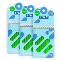 GP LINC OCEAN GEL GREEN (SET OF 50 PENS)