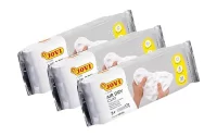 Jovi - Air Dry Modeling Clay Kit, Set of 3 Units, 1.1lb Each, No Oven Needed, White Color, Perfect for Arts and Crafts Projects (P85/3)
