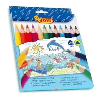 Jovi Maxi Coloured Wooden Pencils Case 12 Pencils