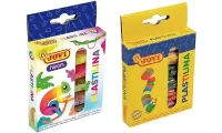 Jovi Plastilina Modelling Clay - 6 Neon &..... 6 Basic Colours Non-Drying Clay of 15 Grams Each Art & Craft Fine Motor Skills Moulding Project Work with Dough