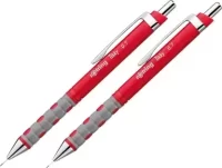 Rotring - Pencil Tikky II - Mechanical Pencil RED - Use 0.7 MM Leads