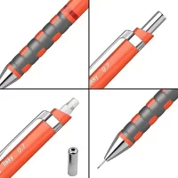 Rotring Tikky Mechanical Pencil, 0.7mm, Neon Orange