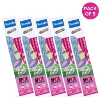 SKOODLE GUANGBO SPOT GROOVED PENCIL PINK PDQ PACK OF 5