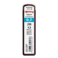 rOtring Tikky Mechanical Pencil Lead Refills, 0.7mm, 2B, 10 Count (120 Leads)