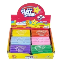 CLAY STAR 160 GM 12 SHADES DISPLAYPACK