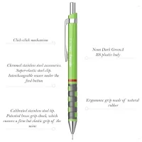 Rotring Tikky Mechanical Pencil, 0.5mm, Dark Green