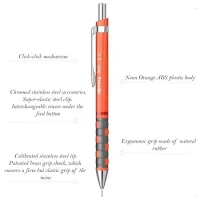 Rotring Tikky Mechanical Pencil, 0.5mm, Neon Orange