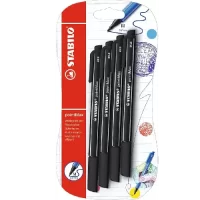 STABILO Fineliner pointMax - Pack of 4 - Black
