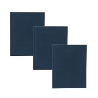 Pukka Pad Ruled Blue Manuscript Notebook A6 Size | Pack of 3 | 192 Pages | 70 GSM | Hard Covers | Page Perforation