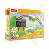 Play and Learn Animals and Their Babies, Multi Color
