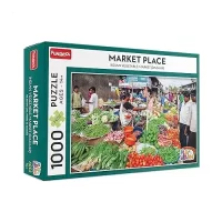 Funskool Play & Learn-Indian Market,Educational,1000 pieces,Puzzle,For 14 year Old Kids and Above,Toy