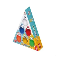 Fundough - Mini Fun Pack, 6 mini-dough tubs, Shaping and Sculpting, 3years+, Multi-Colour