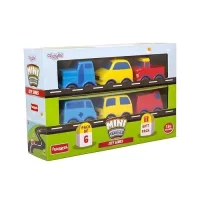 MINI VEHICLES-CITY SERIES GIFT PACK OF 6 (COMBO)