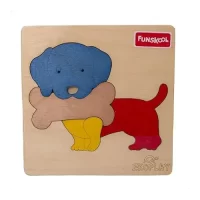 EKOPLAY-DOG WITH A BONE-WOODEN PUZZLE