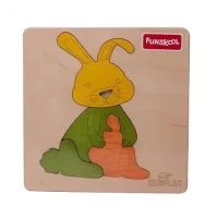 EKOPLAY-HAPPY RABBIT-WOODEN PUZZLE