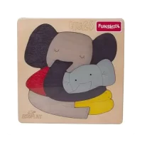 EKOPLAY-HUGS - ELEPHANT-WOODEN PUZZLE
