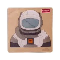 EKOPLAY-MAN ON THE MOON-WOODEN PUZZLE