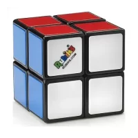 Rubik’s Mini 2x2, 2x2 Classic Colour-Matching Puzzle, Pocket Size Brain-Teasing Puzzle Toy