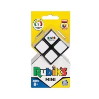 Rubik’s Mini 2×2, 2×2 Classic Colour-Matching Puzzle, Pocket Size Brain-Teasing Puzzle Toy